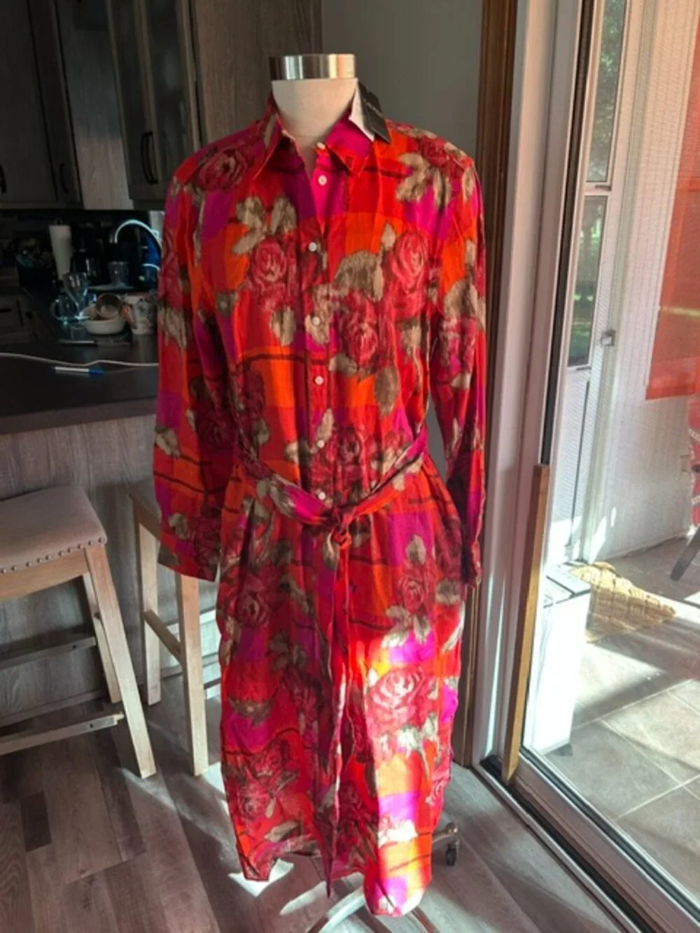 Ralph Lauren Rose Print Dress - Picture 3 of 3